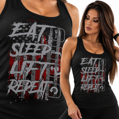 TANK TOP DAMSKI  NA SIŁOWNIĘ   AMERICAN LIFT